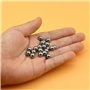 Lot de 570 Billes de Précision en Acier Inoxydable 304,Sphères pour Roulements en Acier Inoxydable,Boules de Précision de 2-7 mm