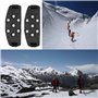 OFKPO 1 Paire Crampon Antidérapent, Crampons pour Chaussures, Crampons de Traction pour la Glace et la Neige