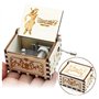 Cuzit Boîte à Musique Style Antique en Bois avec manivelle Thème DBZ