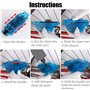 Nettoyeur de Chaîne De Vélo Outils d'entretien Nettoyeur de pétrole Bike Chain Cleaner pour Tous Les Types de Vélos et VTT