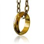 Bague Le Seigneur des Anneaux L'Anneau Unique Plaqué Or