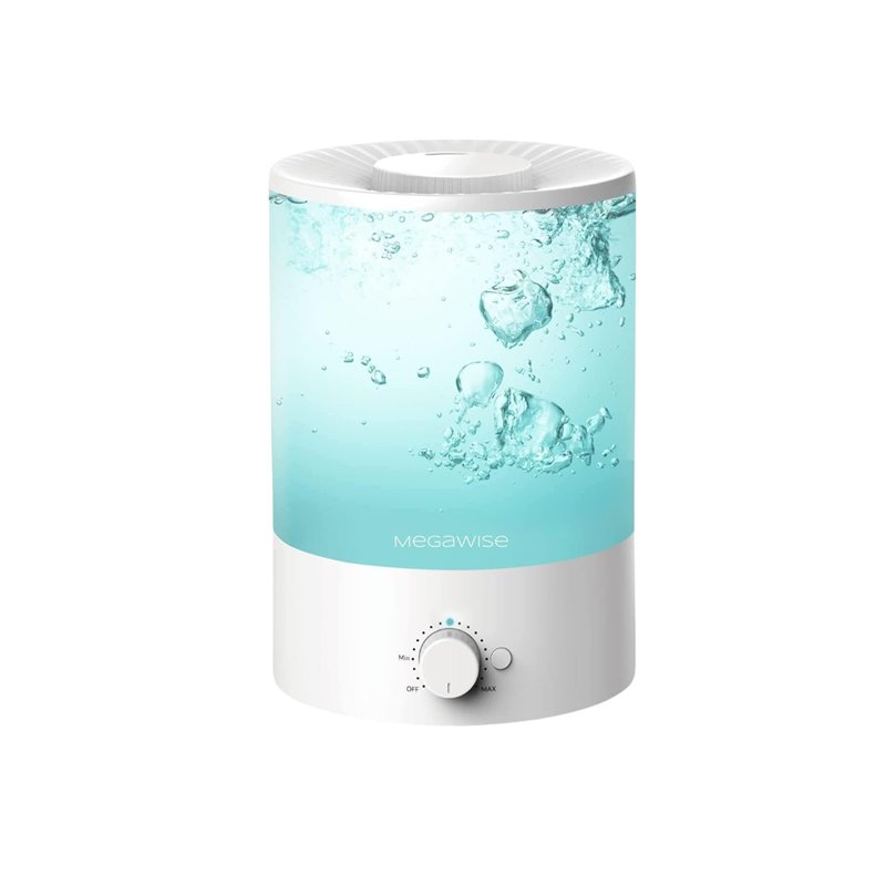 Humidificateur à Brouillard Froid MEGAWISE Pour Bébé, Chambre à Coucher, Crèche, Maison et Bureau | Vaporisateur Ultra - Silencieux