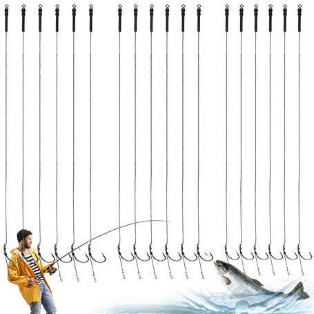 GZLCEU 18 Pcs Hameçon Pêche