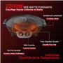 Food Party Hot Pot Electrique Appareil Fondue Chinoise et Barbecue Coréen électrique de Table 220V 2200W 2 in 1 Hotpot Wok BBQ G