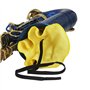 Alnicov Kit d'entretien de nettoyage pour saxophone avec 3 pièces de chiffon de nettoyage et brosse d'embout buccal Outil d'entr