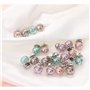 30 pièces Simple Broche Femme Boutons de Broche de Chemise Couvrant Boutons de Broche de Sécurité pour Écharpe Col de Chemise Ch