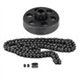 Embrayage Centrifuge 3/4" Alésage 12 Dents #35 Chaîne Remplacement Raccord Centrifuge pour Go Kart Mini Vélo 6.5HP