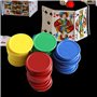 Jetons Plastiques, 200 Pcs Learning Ressources, 10 Couleurs pour Bingo, Poker, Loto et Jeux de Société, Marqueurs pour Nain Jaun