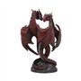 Nemesis Now Bougeoir en Forme de cœur de Dragon Anne Stokes - 23 cm - en résine - Taille Unique