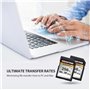 Gigastone Carte Mémoire SDXC 256 Go, 4K Pro Série, Vitesse de Transfert allant jusqu'à 100 Mo/s. Compatible avec Caméra Canon Ni