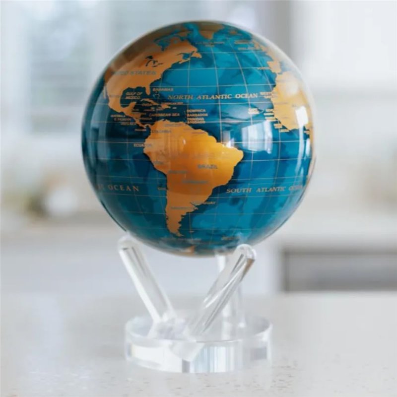 Image secondaire de MOVA Globe Carte du Monde Bleu et Or 6