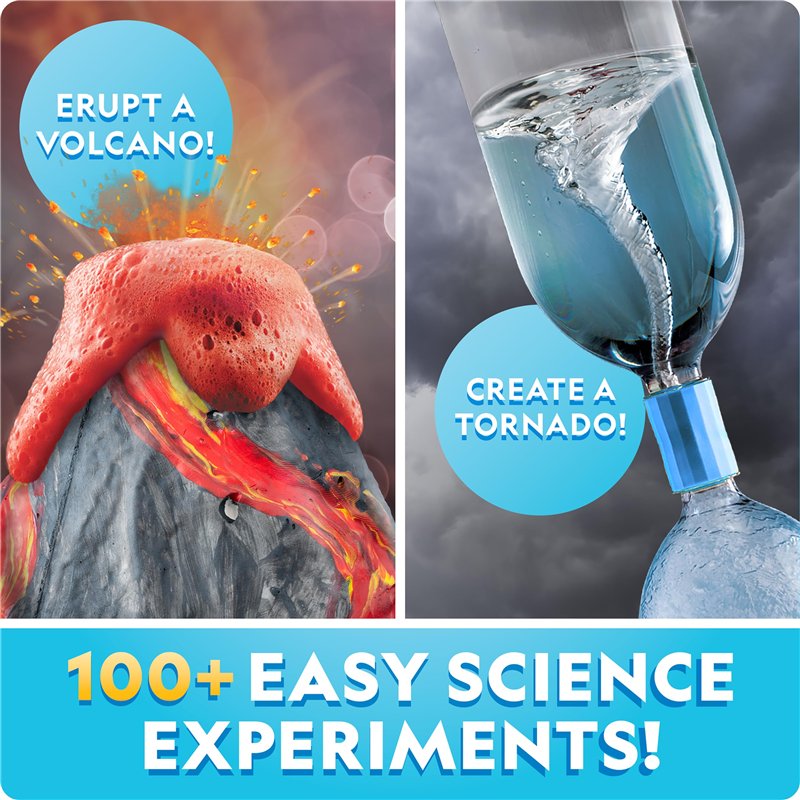 Image secondaire de National Geographic Kit Scientifique – Plus de 15 Activités Scientifiques STEM – Culture de Cristal, Lave Volcanique, Kit de Fou