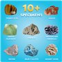 National Geographic Kit Scientifique – Plus de 15 Activités Scientifiques STEM – Culture de Cristal, Lave Volcanique, Kit de Fou