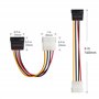 Cable Matters Câble d'alimentation Molex vers SATA à 4 Broches de Ensemble 3 Pièces(SATA vers Molex) - 15cm