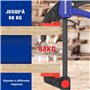 WORKPRO Jeu de 2 Serre-joints à une Main en Acier et Nylon pour une Fixation Précise, Largeur de Serrage de 305 mm, Force de Ser