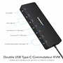 sorties USB-C 2 ports avec 60W PD Chargeur | 2 ports USB | HDMI 4K@60Hz pour desk
