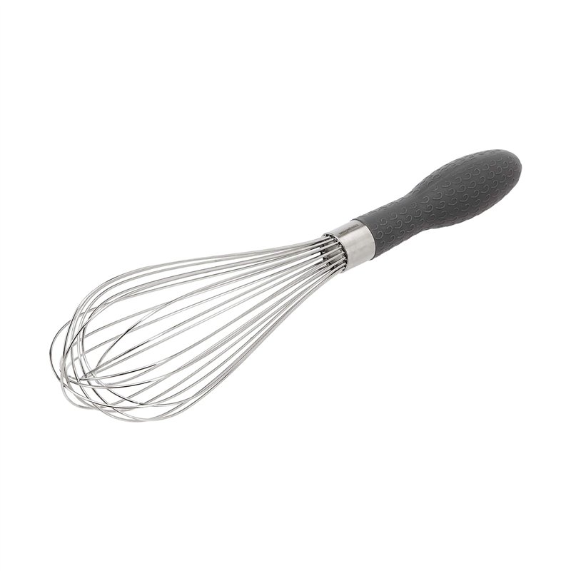 Image secondaire de Amazon Basics Lot de 3 fouets à fils en acier inoxydable, Gris