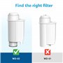 Waterdrop TÜV SÜD Certifiée Cartouche Filtrante pour la Machine à Café, Remplacement pour Brita Intenza+ Saeco CA6702/00 CA6706/