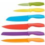 Amazon Basics Lot de Couteaux colorés 12 pièces, Multicolore