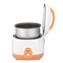Cuckoo CR-0331 Cuiseur à riz électrique basique et chauffe-riz, pot intérieur antiadhésif, fabriqué en Corée, 3 tasses, blanc/or