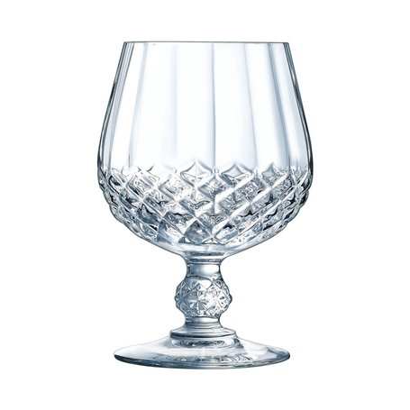 CRISTAL D'ARQUES Éclat Paris - Collection Longchamp - 6 Verres à Cognac 32cl en Kwarx - Brillance