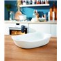Plat de cuisson blanc 38 x 28 cm Smart Cuisine Carine
