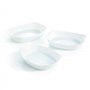 Plat de cuisson blanc 38 x 28 cm Smart Cuisine Carine
