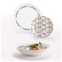 Assiette creuse 20 cm Florescence