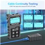 KOLSOL Testeur de câble avec traqueur de fil PoE multifonction pour câble réseau NF-8209 avec contrôle de câble LAN sans contact