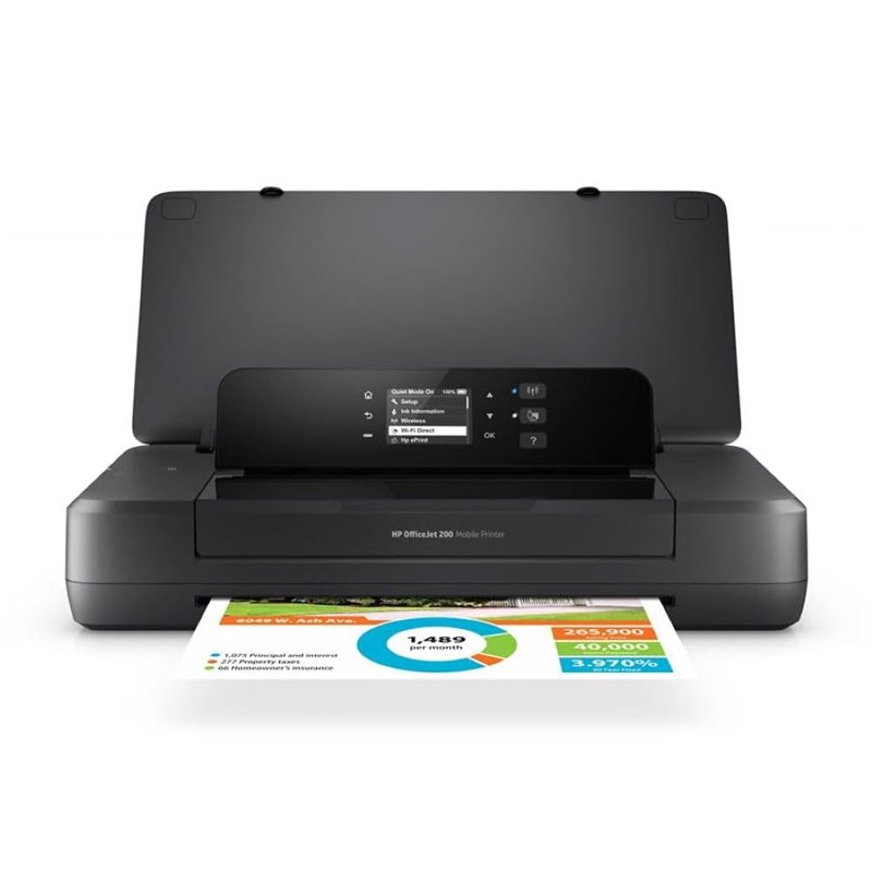 HP OfficeJet 200 Mobile Couleur 4800 x 1200dpi A4 WiFi Noir – Imprimante d'encre