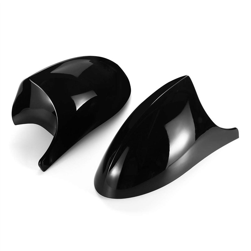 Image secondaire de Viviance 2 Pcs Voiture Rétroviseur Capuchon De Remplacement Couverture Brillant Noir Gauche et Droite Compatible avec BMW E81 E8