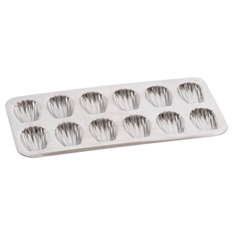GOBEL - Plaque de 12 madeleines - Fer blanc - Dimensions : 39