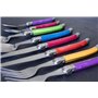 Laguiole Heritage - Ménagère 24 pièces multicolore - Set de couverts de table acier inox et ABS pour 6 personnes - Présentation 