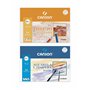Canson - 1 Minipack A4 de 10 feuilles Dessin Basik 130 g et 1 Minipack A4 de 6 feuilles Aquaela Basik 370 g