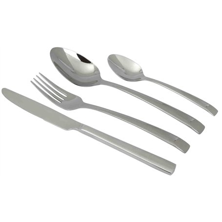 Pradel Excellence - Ménagère Izis 24 Pièces - Acier Inoxydable 18/10 - Service pour 6 Personnes - Couteaux