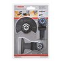Bosch Professional 3 Pièces Jeu de Lames Plongeantes et Segment Starlock (pour Bois et Métal