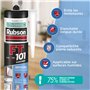 Rubson FT 101 Sanitaire Blanc - Mastic Polymère Haute Qualité pour Étanchéité et Collage - Anti-Moisissure Intérieur/Extérieur -
