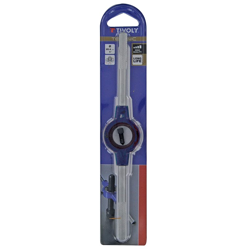 Image secondaire de Tivoly 11100420254 Porte Filiere, Corps et Manche Acier, D2 Cage 25,4mm