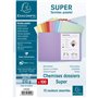 Exacompta - Réf. 330000E - Paquet 100 chemises rigides SUPER 210 g/m2 aux couleurs pastel - chemises certifiées PEFC™ - dimensio