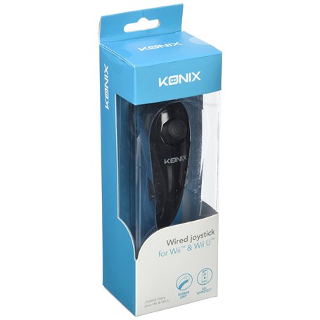 Konix Coque de protection pour manettes Wii et Wii U - Caoutchouc - Noir
