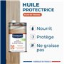 STARWAX - Huile Protectrice Plan de Travail- Nourrit en Profondeur-Protèges des Taches et de la Chaleur- Apte au Contact Aliment