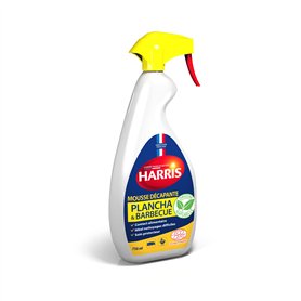 HARRIS - Nettoyant plancha et Barbecue - Mousse décapante - Idéal nettoyages difficiles - Soin protecteur - Apte contact aliment