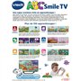 VTech - ABC Smile TV, Ma Première Console TV Éducative, Console de Jeux et d'Apprentissages avec Manette sans Fil, Clé HDMI Plug