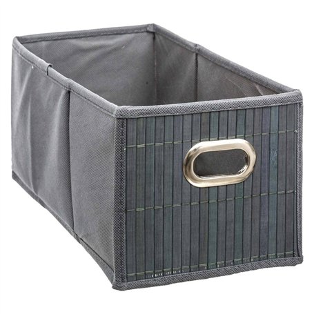 MIX'n MODUL Panier Rangement Bambou (Gris)