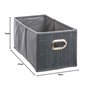 MIX'n MODUL Panier Rangement Bambou (Gris)