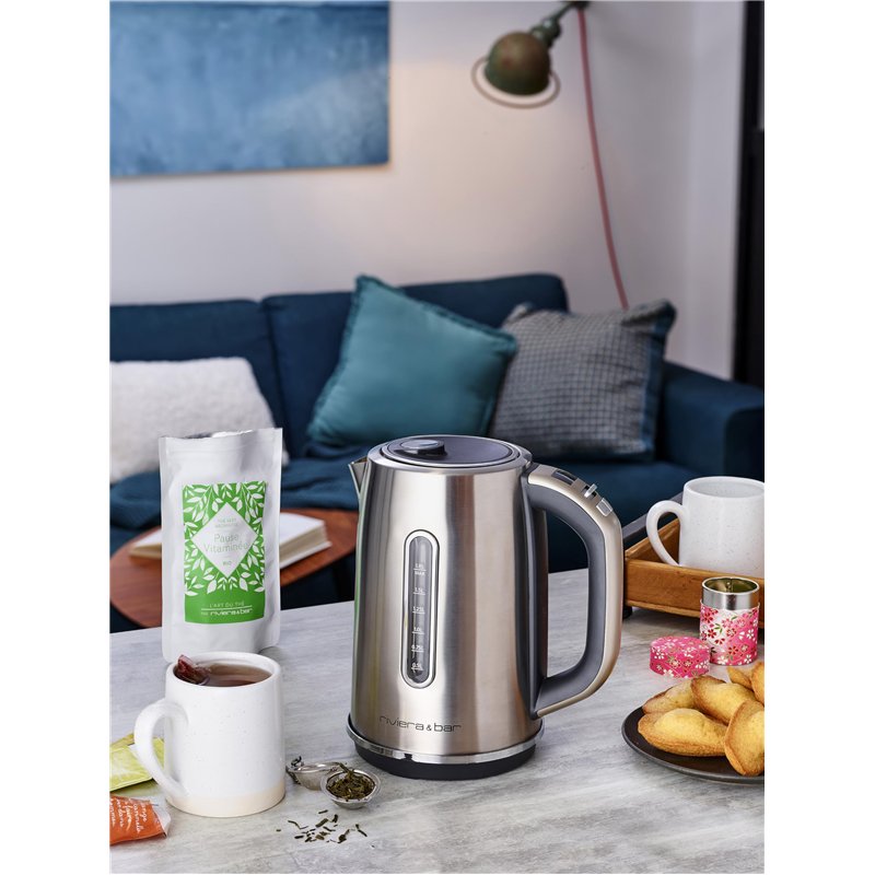 Image secondaire de riviera&bar - Bouilloire Expert à Température Réglable BBT660 ELEA - Inox, 50 à 100°C, Socle Pivotant à 360°, Protection Anti Su