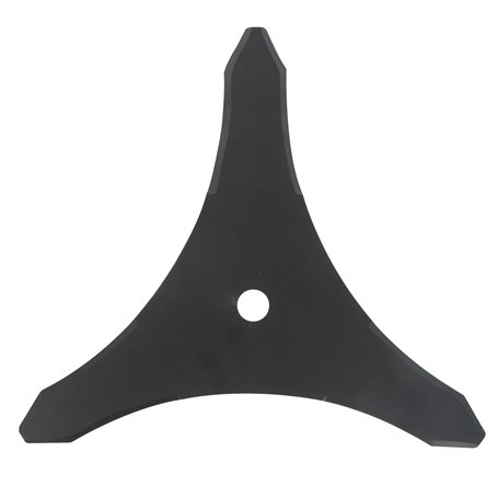 GREENSTAR - Lame 3 Dents Débroussailleuse - Largeur de Coupe : 350 mm - Epaisseur 4 mm - Alésage - 20 mm