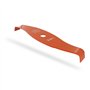 GREENSTAR - Lame 2 Dents Pour Débroussailleuse - Spéciale Ronces - Profil Courbe Réduisant le Bruit - Lame Orange Haute Visibili