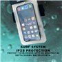 Surf System - Pochette étanche Flottante pour Smartphone - avec Prise Audio et Brassard, Pochette Etanche Flottante Neoprene Str