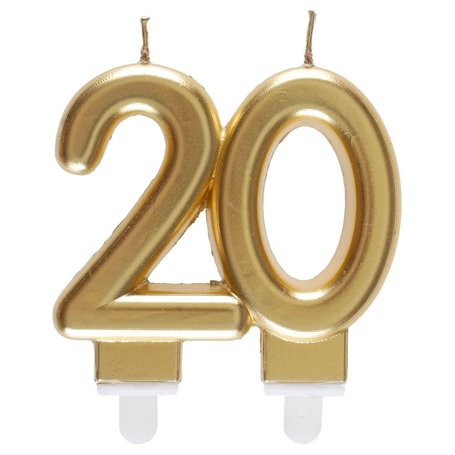 Santex mariage Bougie des Âges 20 Ans